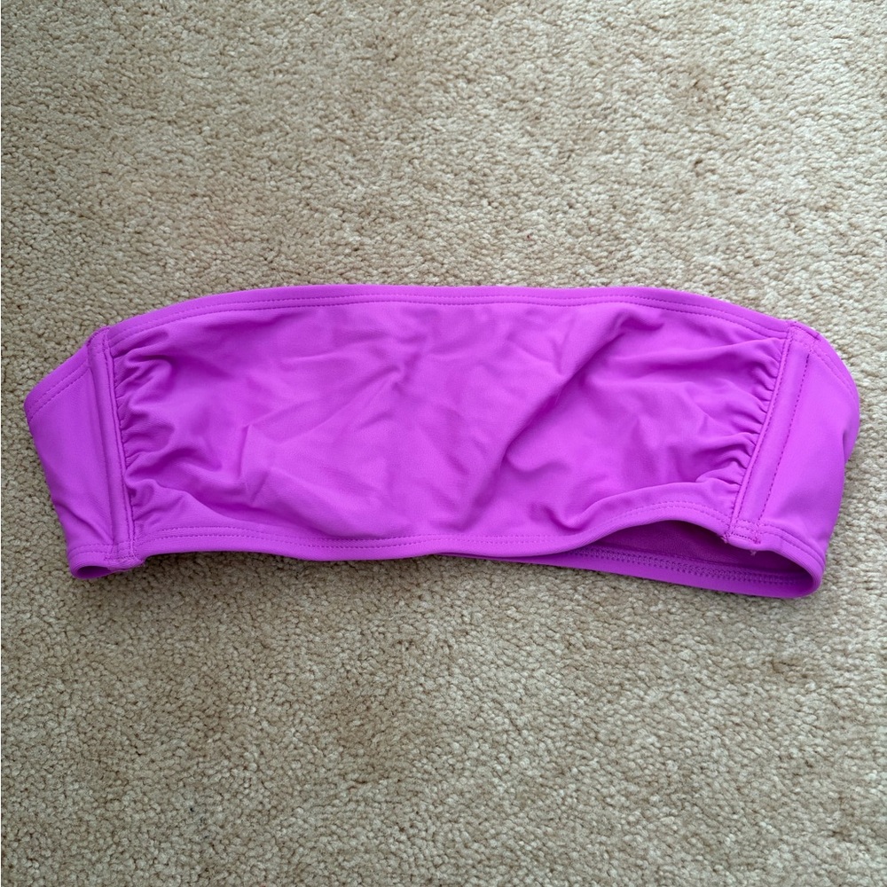 Pink Bandeau Bikini Top. Wild fable size small